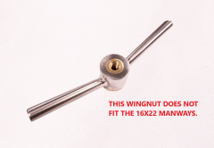 Wingnut with Brass insert