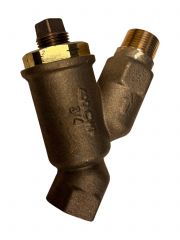 STRAINER-Y BRONZE 3/4IN NPT 20 MESH TAP CAP 400 PSI @ 150°F W/PLUG